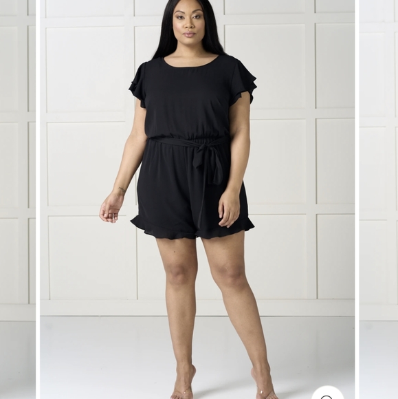 Kelly Ruffled Romper - Picture 2 of 4